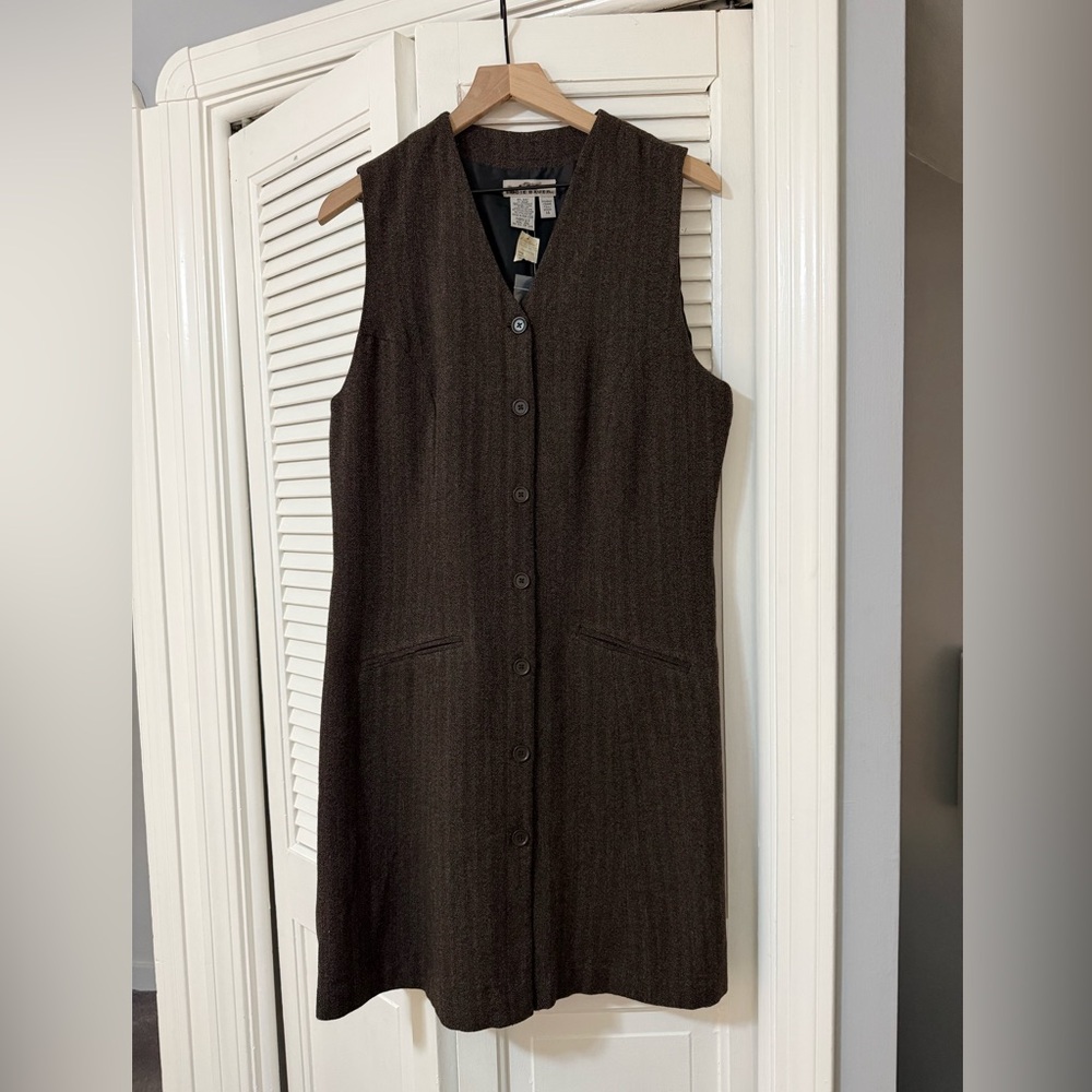 NWT 90s Eddie Bauer Vintage Wool Sheath Dress – Lined
